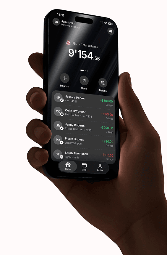 Zeeo mobile app on a hand-held phone