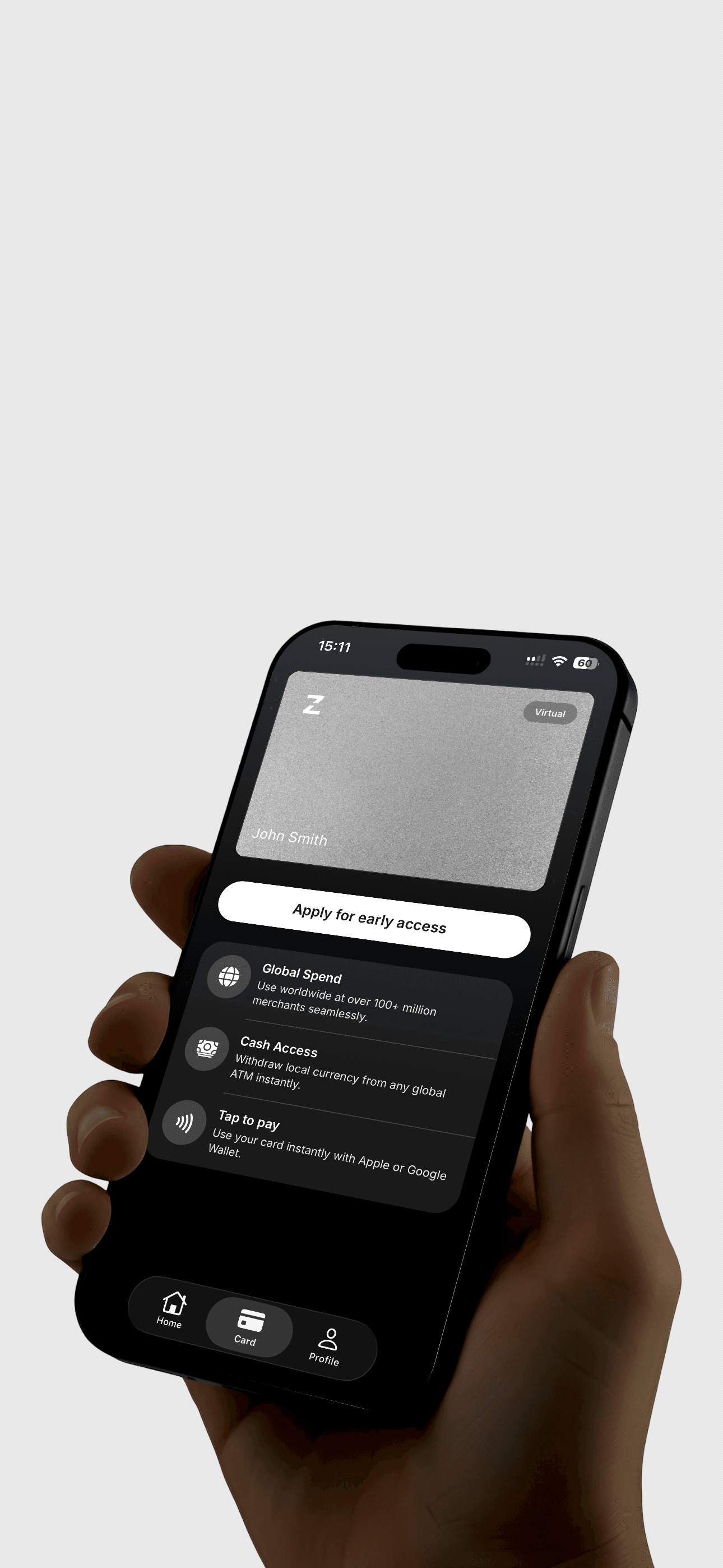 Zeeo application promo screen